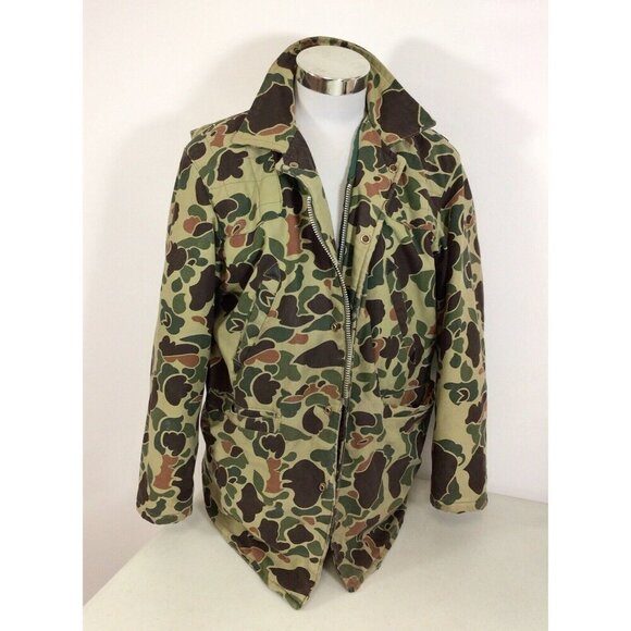 Thermo King Vintage Camouflage Hunting Jacket Mens Medium - Picture 1 of 8